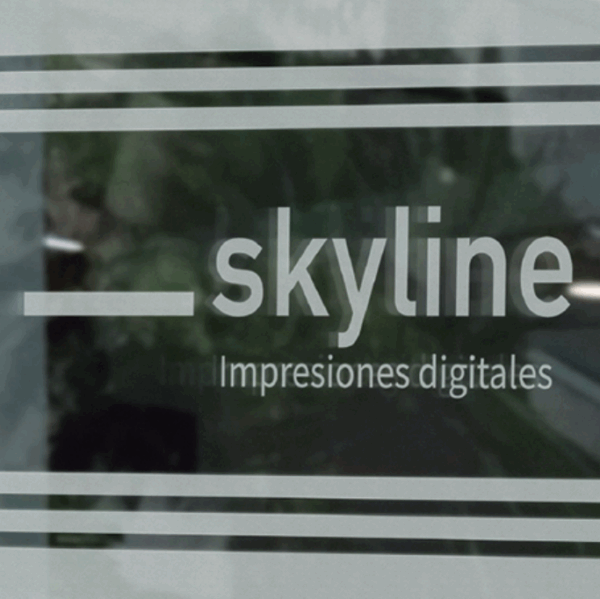 IMPRESION DIGITAL PARA ROTULACION EN VINIL ESMERILADO